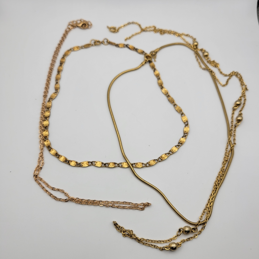 Gold-Tone Necklaces Includes Crown Trifari